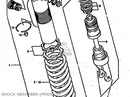 SHOCK ABSORBER (MODEL S) - RM250 1995 (S) (E02 E04 E24 P37)
