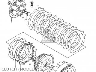 CLUTCH (MODEL P) - RM250 1995 (S) USA (E03)