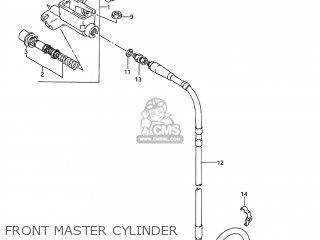 FRONT MASTER CYLINDER - RM250 1995 (S) USA (E03)