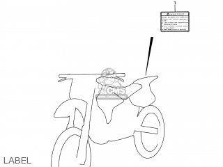 LABEL - RM250 1995 (S) USA (E03)