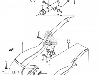 MUFFLER - RM250 1995 (S) USA (E03)