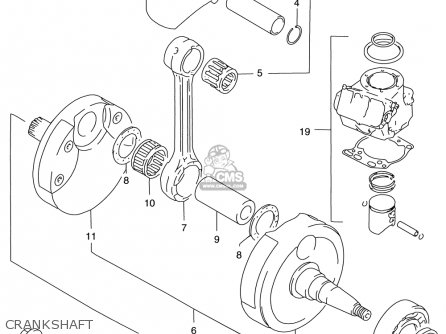 Suzuki Rm250 1996-2000 (usa) parts list partsmanual partsfiche