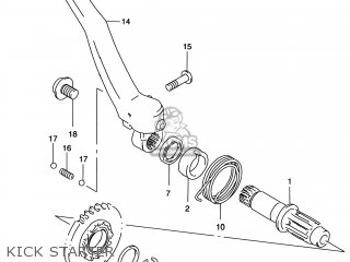 KICK STARTER - RM250 1996 (T) USA (E03)