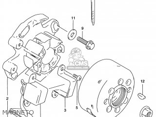 MAGNETO - RM250 1996 (T) USA (E03)