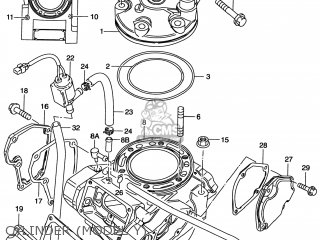 CYLINDER (MODEL Y) - RM250 1997 (V) USA (E03)