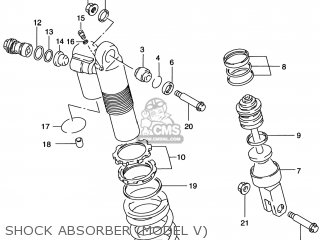 SHOCK ABSORBER (MODEL V) - RM250 1997 (V) USA (E03)