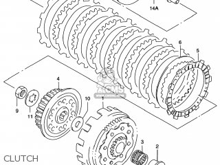 Suzuki RM250 1998 (W) USA (E03) parts lists and schematics