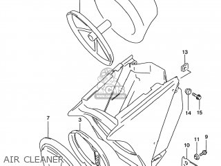 AIR CLEANER - RM250 1998 (W) USA (E03)