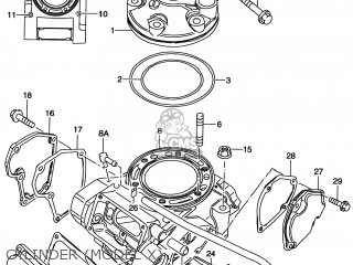 CYLINDER (MODEL X) - RM250 1998 (W) USA (E03)