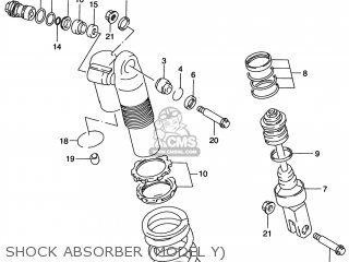 SHOCK ABSORBER (MODEL Y) - RM250 1998 (W) USA (E03)