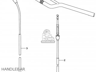 HANDLEBAR - RM250 1999 (X) USA (E03)