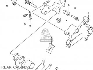 REAR CALIPER - RM250 1999 (X) USA (E03)