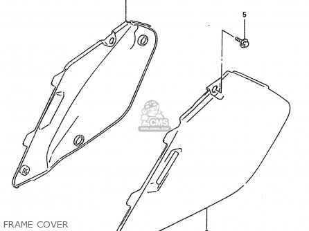FRAME COVER - RM250 1999 (X)