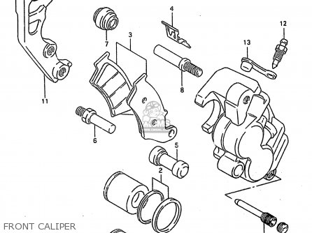 FRONT CALIPER - RM250 1999 (X)