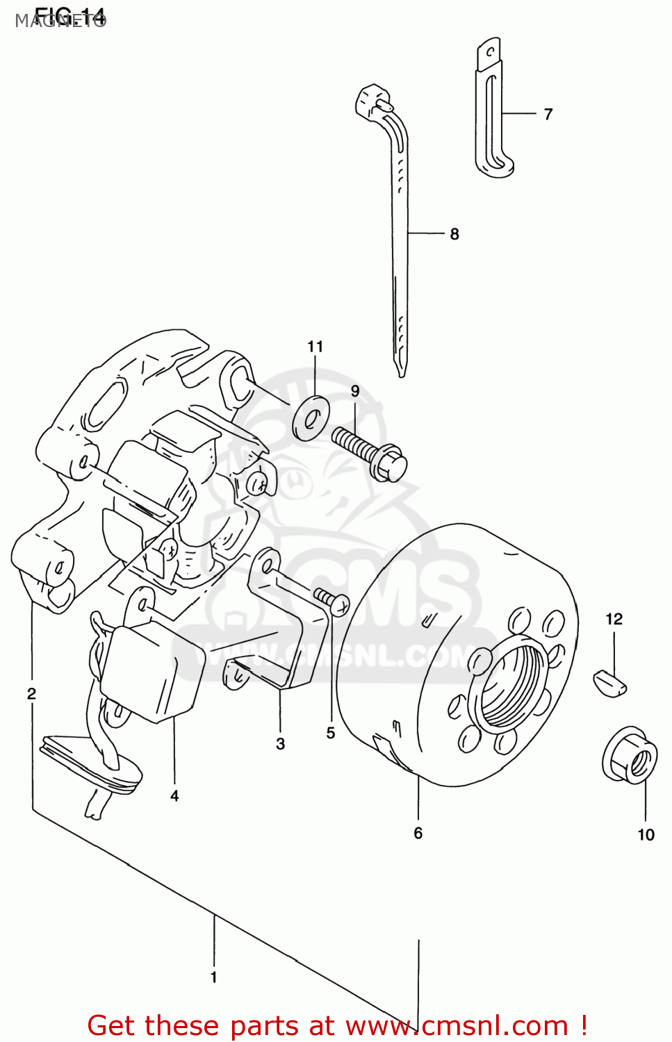 MAGNETO RM250 2000 (Y) USA (E03)