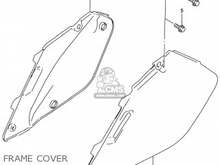 FRAME COVER - RM250 2000 (Y) USA (E03)