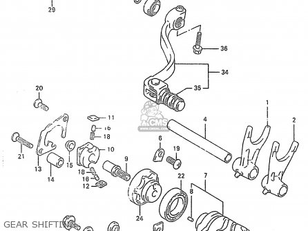 GEAR SHIFTING - RM250 2000 (Y)