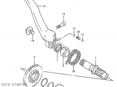 KICK STARTER - RM250 2000 (Y)