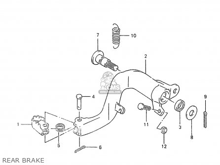 REAR BRAKE - RM250 2000 (Y)