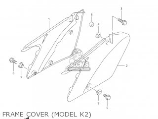 FRAME COVER (MODEL K2) - RM250 2004 (K4) USA (E03)