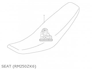 SEAT (RM250ZK6) - RM250 2004 (K4) USA (E03)