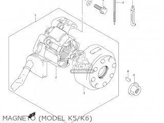 MAGNETO (MODEL K5/K6) - RM250 2005 (K5) USA (E03)