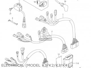 ELECTRICAL (MODEL K1/K2/K3/K4) - RM250 2006 (K6) USA (E03)