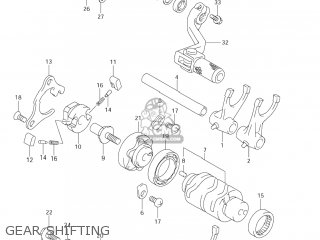 GEAR SHIFTING - RM250 2007 (K7) USA (E03)