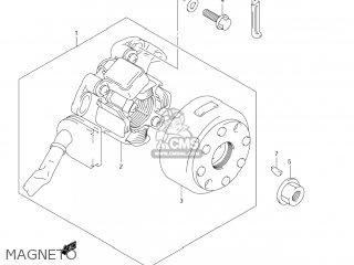 MAGNETO - RM250 2007 (K7) USA (E03)