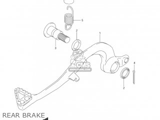 REAR BRAKE - RM250 2007 (K7) USA (E03)