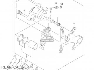 REAR CALIPER - RM250 2007 (K7) USA (E03)