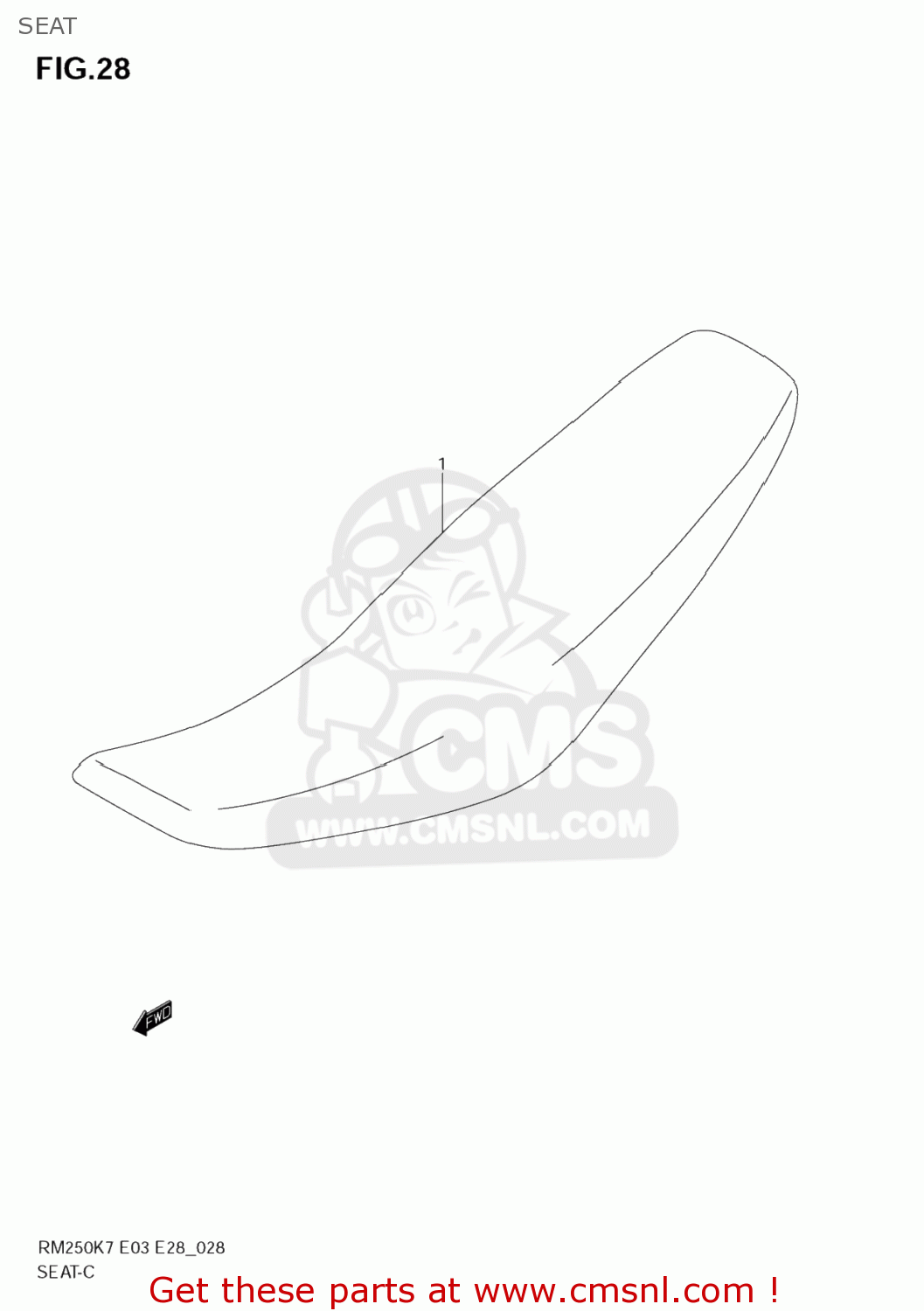 SEAT RM250 2008 (K8) USA (E03)