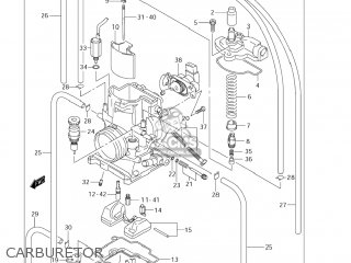 CARBURETOR - RM250 2008 (K8) USA (E03)