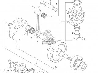 CRANKSHAFT - RM250 2008 (K8) USA (E03)