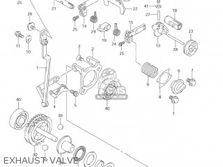 EXHAUST VALVE - RM250 2008 (K8) USA (E03)