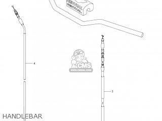 HANDLEBAR - RM250 2008 (K8) USA (E03)