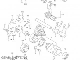 GEAR SHIFTING - RM250Z 2002 (K2) USA (E03)