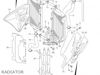 RADIATOR - RM250Z 2002 (K2) USA (E03)