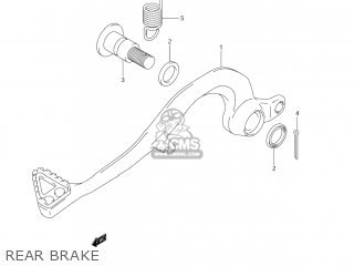 REAR BRAKE - RM250Z 2003 (K3) USA (E03)