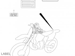 LABEL - RM250Z 2004 (K4) USA (E03)