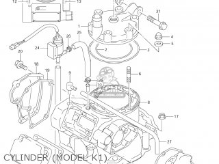 CYLINDER (MODEL K1) - RM250Z 2005 (K5) USA (E03)