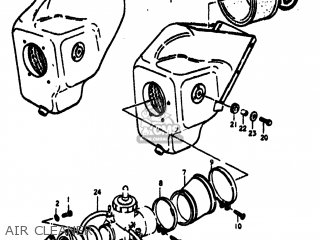 AIR CLEANER - RM370 1977 (B) USA (E03)