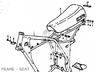 FRAME - SEAT - RM370 1977 (B) USA (E03)