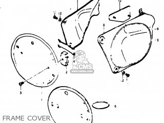 FRAME COVER - RM370 1977 (B) USA (E03)