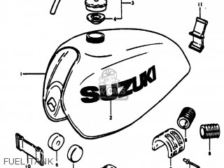 FUEL TANK - RM370 1977 (B) USA (E03)