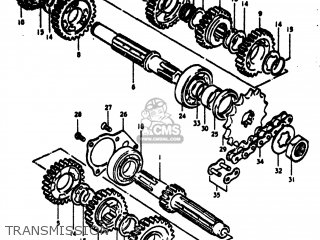 TRANSMISSION - RM370 1977 (B) USA (E03)