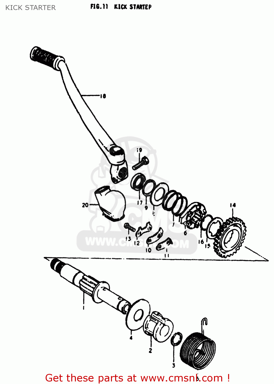 KICK STARTER RM400 1978 (C) USA (E03)