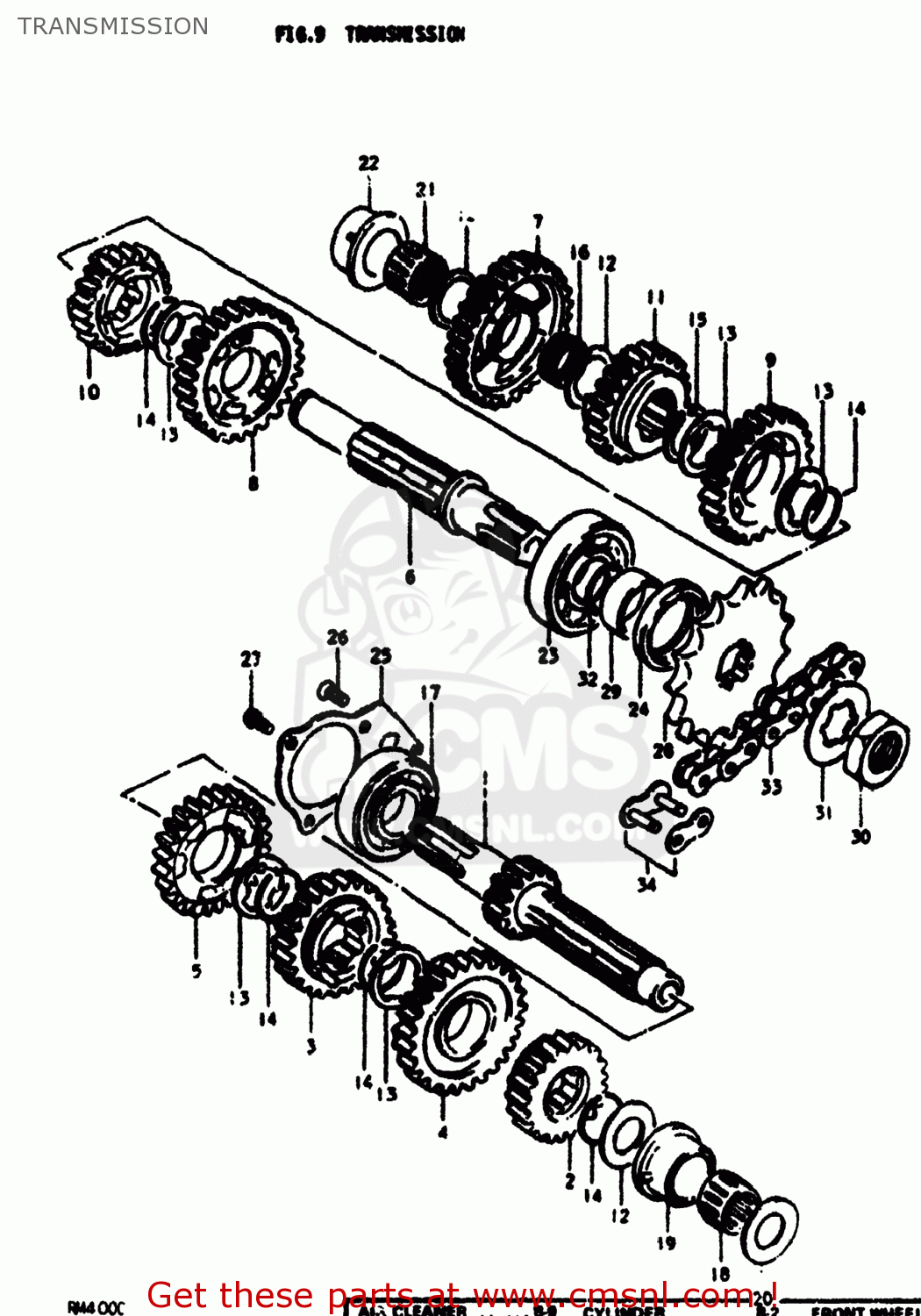 TRANSMISSION RM400 1978 (C) USA (E03)