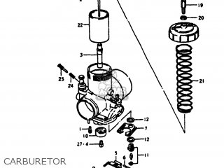 CARBURETOR - RM400 1978 (C) USA (E03)