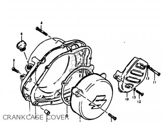 CRANKCASE COVER - RM400 1978 (C) USA (E03)